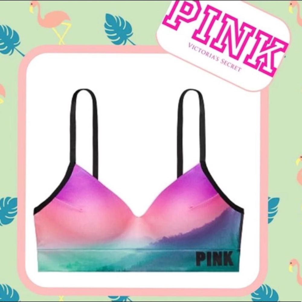 NEW VS PINK Cool and Comfy seamless wireless bra